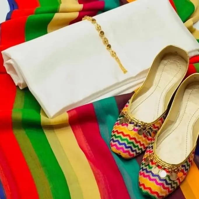 3 pcs Unstitched Suit